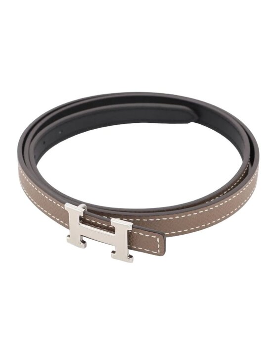Hermes Mini Constance Belt 85 Veau Epsom Etoupe